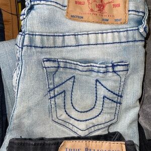 8 pairs of True Religion/6 pairs of Jeans Bundle. 14 pairs in total boys size 6